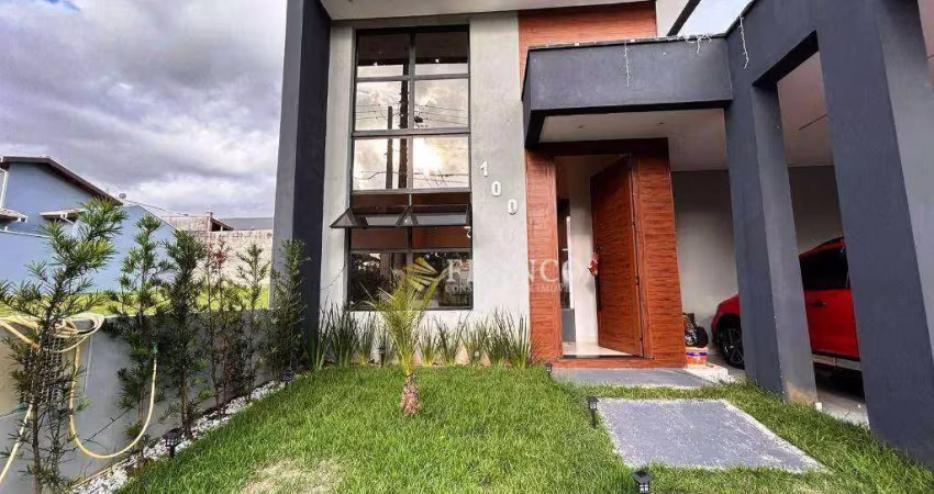 Casa com 3 dormitórios à venda, 175 m² - condomínio jardim de alah - taubaté/sp