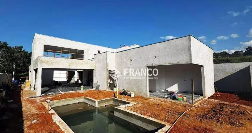Casa térrea de alto padrão com 4 dormitórios à venda, 261 m² - condomínio altos do cataguá - taubaté/sp