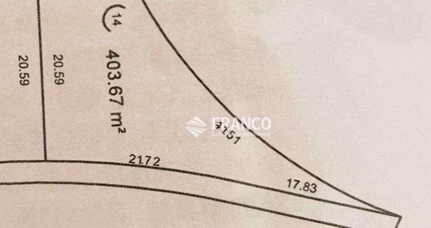 Terreno à venda, 403,67m² - Grand Paysage - Taubaté/SP