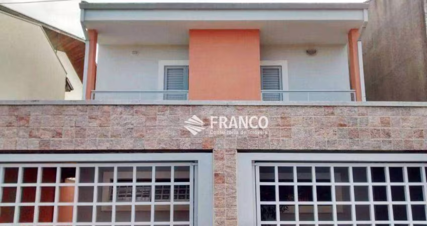 Sobrado com 3 dormitórios à venda, 94 m² por R$ 400.000,00 - Jardim Do Sol - Taubaté/SP