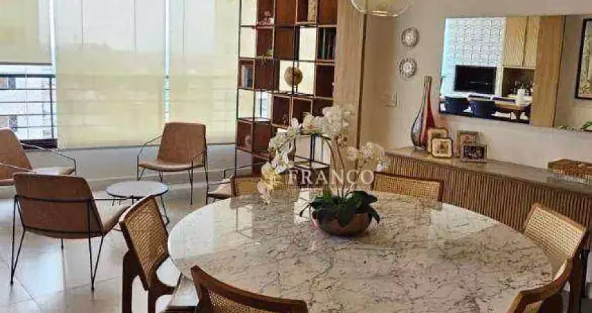 Apartamento à venda, 155 m² por r$ 1.350.000,00 - edifício renaissance - taubaté/sp