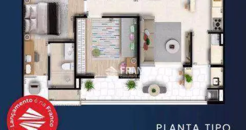 Apartamento com 2 dormitórios à venda, 76 m² - jardim das nações - taubaté/sp