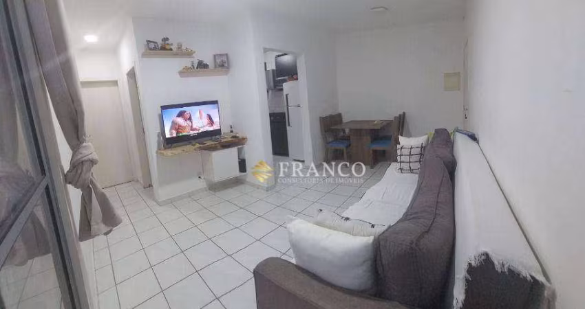 Apartamento com 2 dormitórios à venda, 48 m² - Campos Elíseos - Taubaté/SP