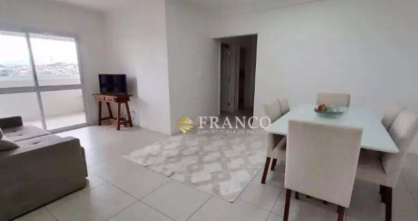 Apartamento com 3 dormitórios para alugar, 100 m² - Independência - Taubaté/SP