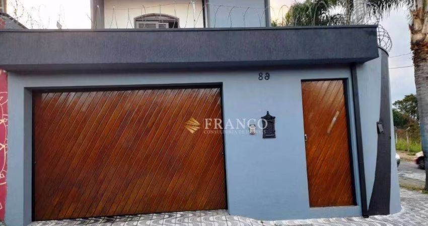 Sobrado com 3 dormitórios para alugar, 180 m² por R$ 3.941,00/mês - Bosque Flamboyant - Taubaté/SP