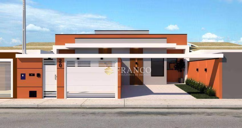 Casa com 3 dormitórios à venda, 69,96m² - Jardim Continental 2 - Taubaté/SP
