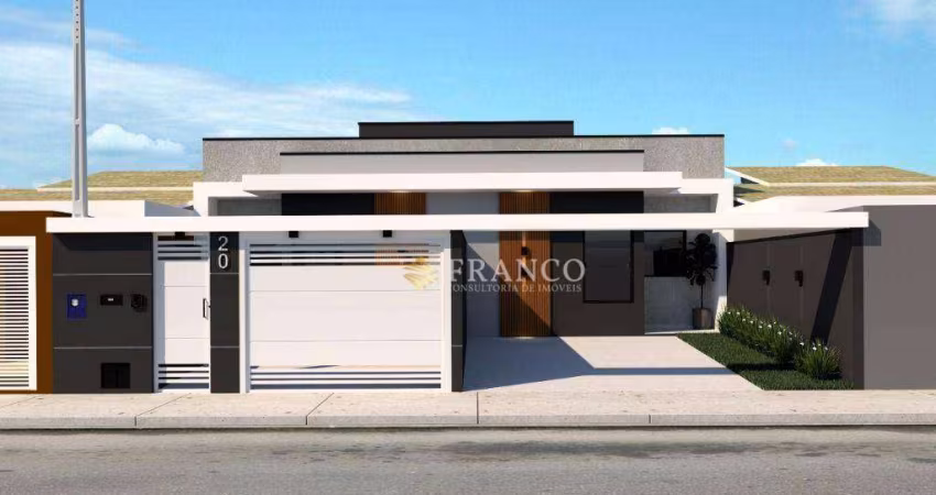 Casa com 3 dormitórios à venda, 69,96m²- Jardim Continental 2 - Taubaté/SP