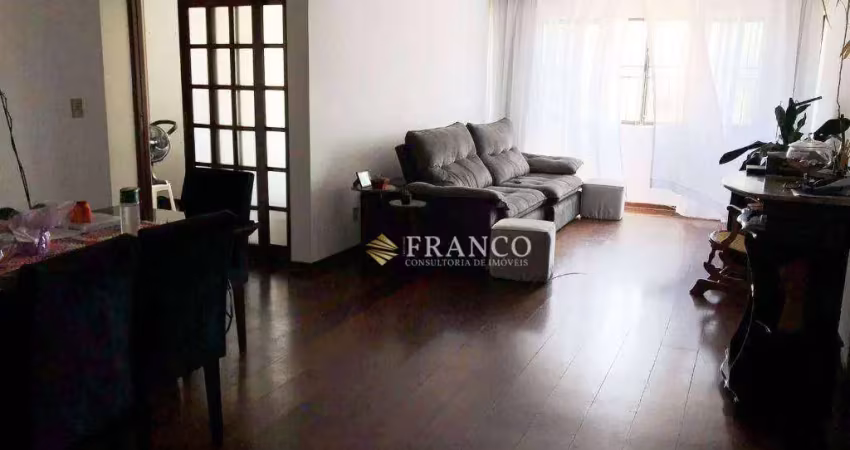 Apartamento com 3 dormitórios à venda, 125 m² - centro - taubaté/sp