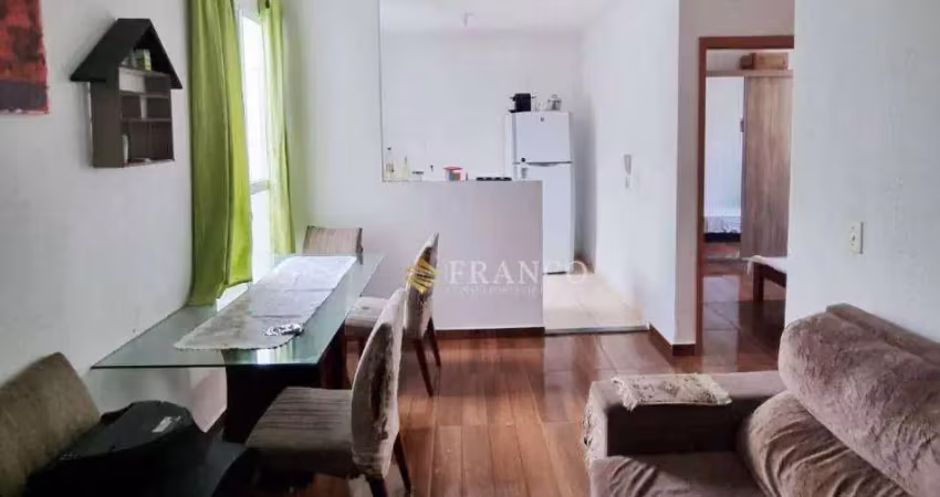 Apartamento com 2 dormitórios à venda, 44 m² - parque senhor do bonfim - taubaté/sp