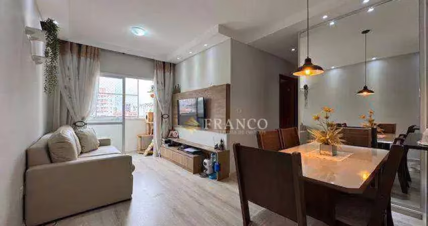 Apartamento com 2 dormitórios para alugar, 68,37m² - granja daniel - taubaté/sp