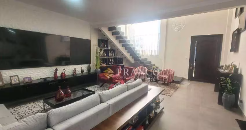 Sobrado com 4 dormitórios à venda, 295,74m² - condomínio terras de san marco - taubaté/sp