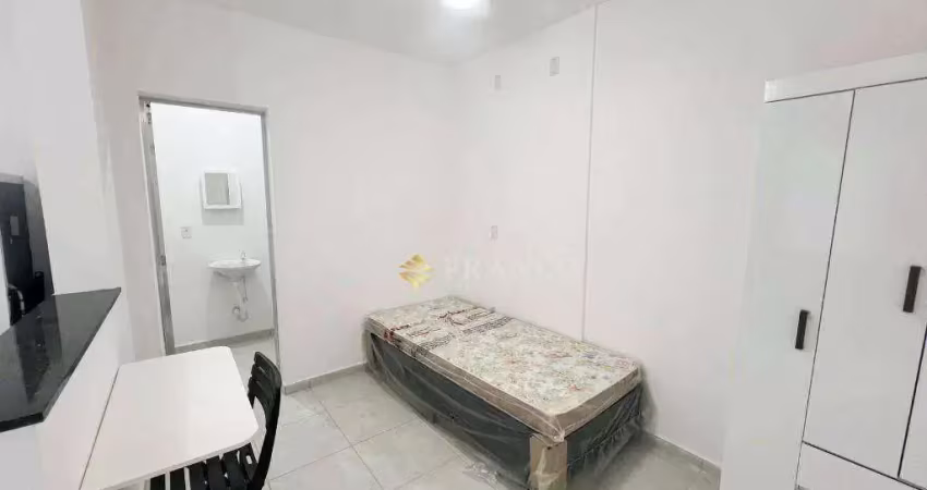 Kitnet com 1 dormitório para alugar, 20 m² - independência - taubaté/sp