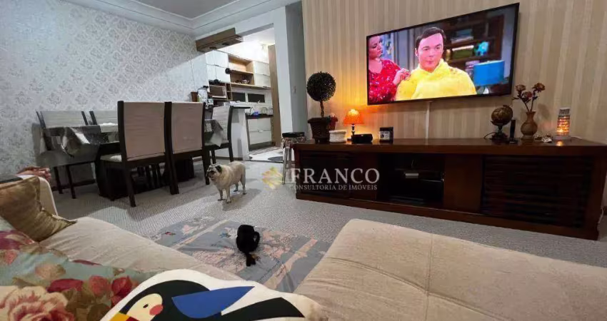 Apartamento com 3 dormitórios à venda, 86 m² - barranco - taubaté/sp
