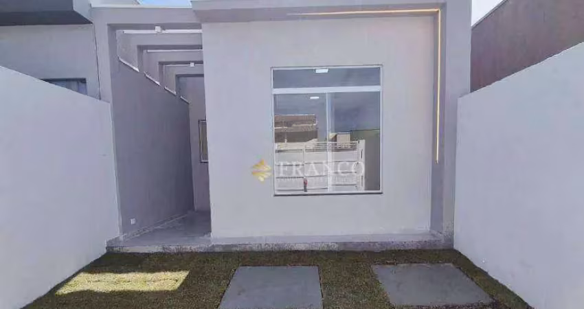 Casa com 2 dormitórios à venda, 60,50m² - residencial antares - taubaté/sp