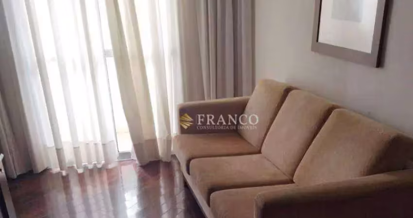 Apartamento com 3 dormitórios para alugar, 87 m² - edifício angra dos reis - taubaté/sp