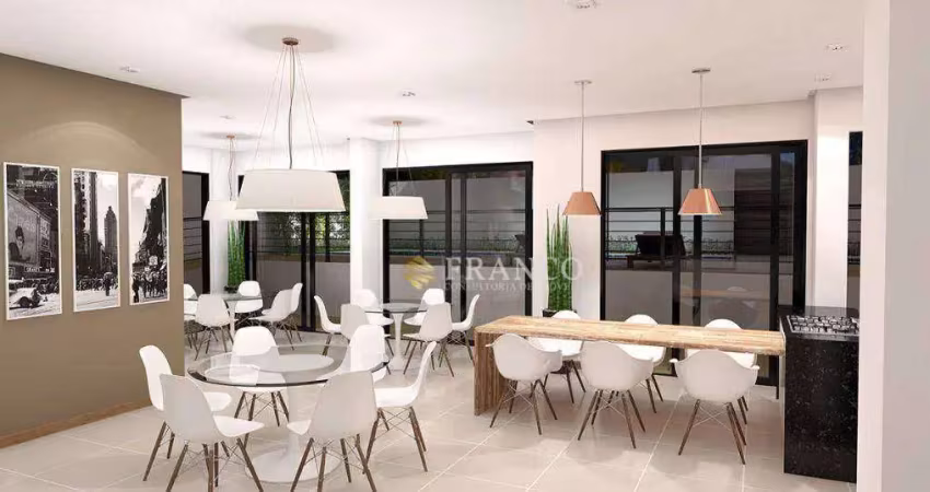 Apartamento com 2 dormitórios à venda, 70,77m² - barranco - taubaté/sp