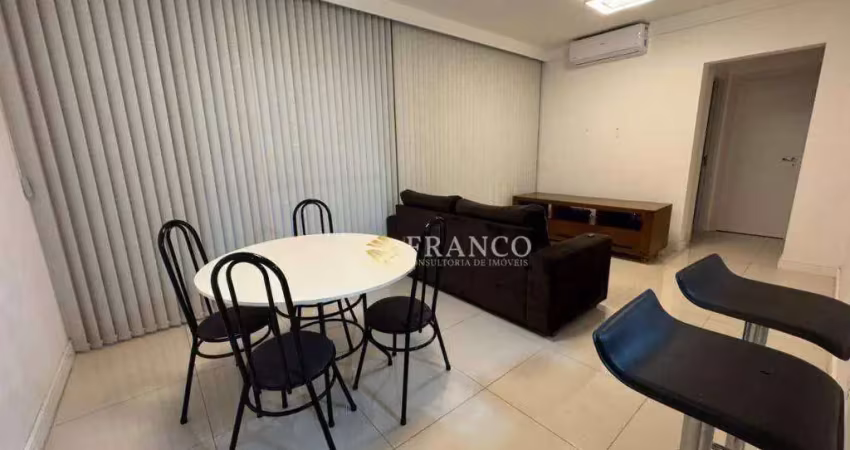 Apartamento com 2 dormitórios para alugar, 67 m² - edifício camburi - taubaté/sp