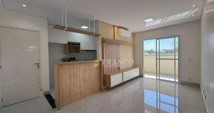 Apartamento com 3 dormitórios para alugar, 82 m² - vila são geraldo - taubaté/sp