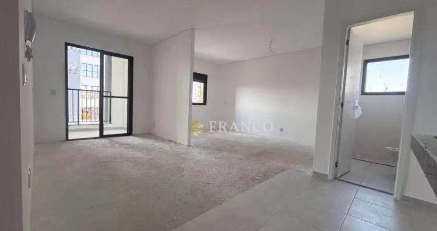 Apartamento com 1 dormitório à venda, 44,79m² - bosque flamboyant - taubaté/sp