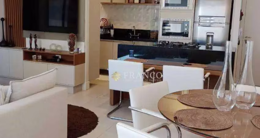 Apartamento com 2 dormitórios à venda, 77,25m² - centro - taubaté/sp