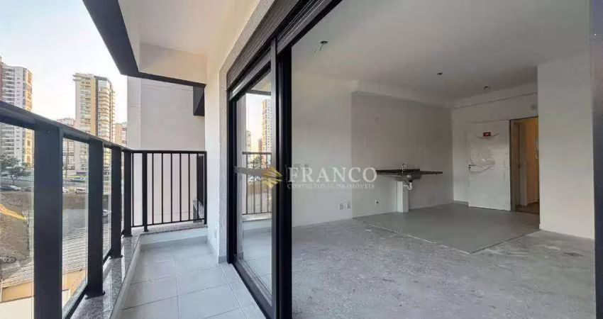 Apartamento com 1 dormitório à venda, 38,65m² - edifício spot residence - taubaté/sp