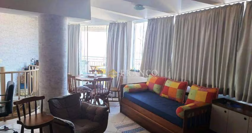 Cobertura com 3 dormitórios à venda, 157 m² - edifício mob - taubaté/sp