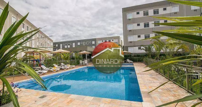 Apartamento com 2 dormitórios à venda, 42 m² por r$ 147.000,00 - ipiranga - ribeirão preto/sp