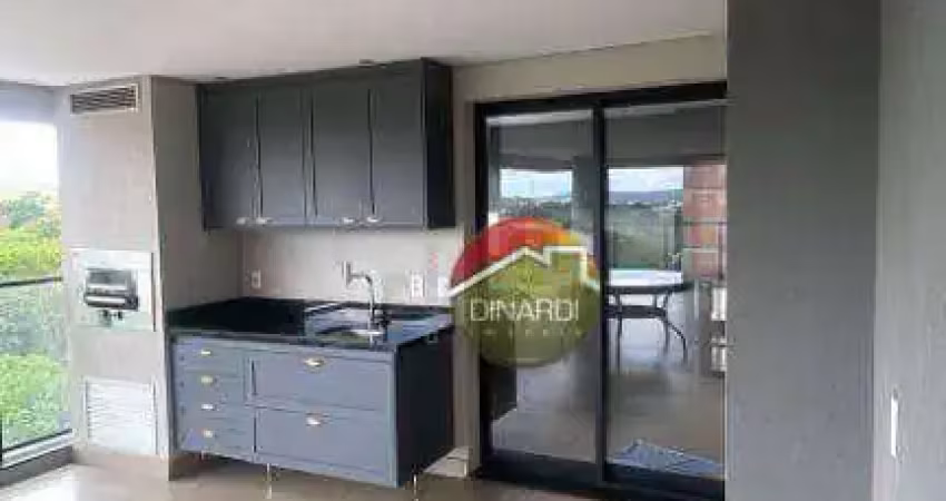 Apartamento com 4 dormitórios para alugar, 298 m² por r$ 16.000,02/mês - jardim ilhas do sul - ribeirão preto/sp