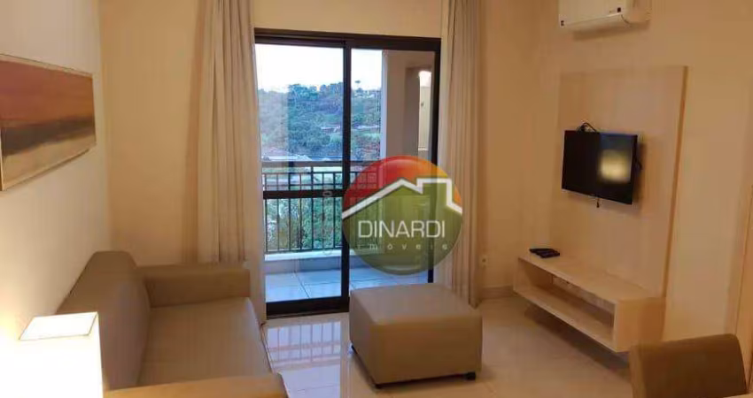 Apartamento com 1 dormitório para alugar, 45 m² por R$ 3.850,60/mês - Ribeirânia - Ribeirão Preto/SP