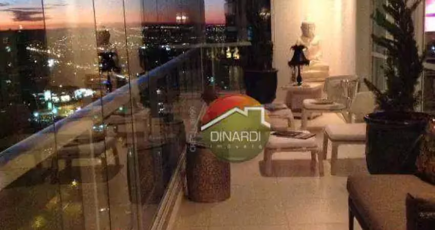 Apartamento com 3 dormitórios para alugar, 280 m² por r$ 14.850,01/mês - jardim irajá - ribeirão preto/sp