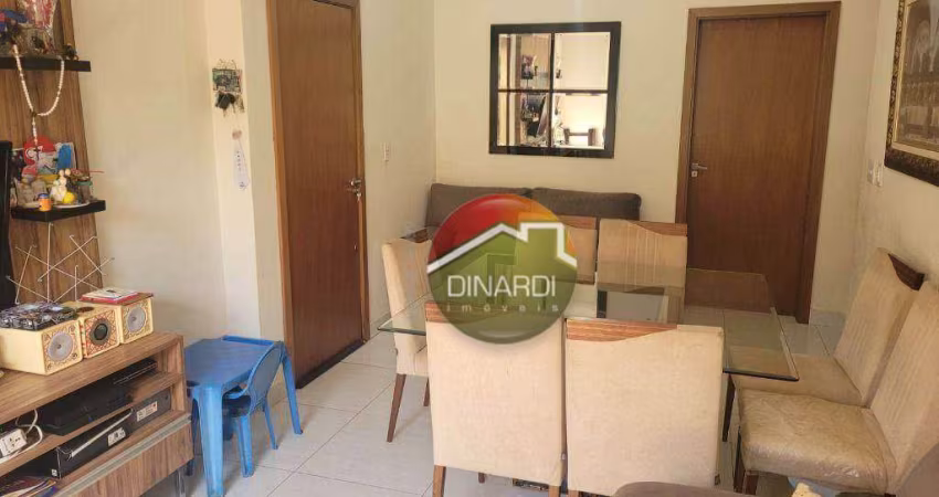 Apartamento com 2 dormitórios à venda, 53 m² por R$ 250.000,00 - Residencial Greenville - Ribeirão Preto/SP