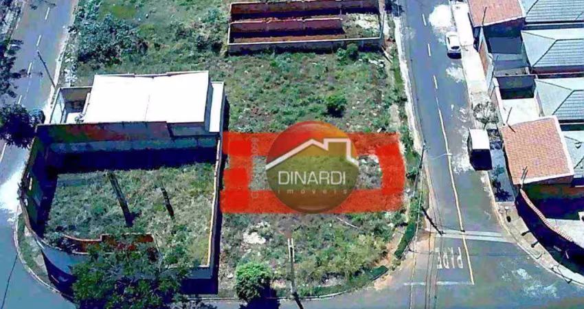 Terreno à venda, 160 m² por r$ 110.000,00 - jd cristo redentor - ribeirão preto/sp