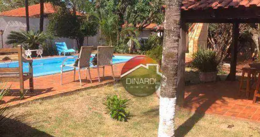 Chácara com 5 dormitórios à venda, 1300 m² por r$ 1.100.000,00 - condomínio portal dos ipês - ribeirão preto/sp