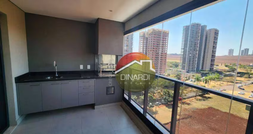 Apartamento com 2 dormitórios para alugar, 97 m² por R$ 6.315,01/mês - Jardim Olhos D'Água - Ribeirão Preto/SP