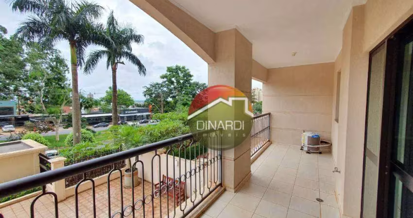 Apartamento com 3 dormitórios para alugar, 140 m² por r$ 5.985,00/mês - jardim canadá - ribeirão preto/sp