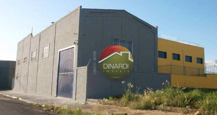 Galpão para alugar, 476 m² por R$ 6.522/mês - Vila Carvalho - Ribeirão Preto/SP