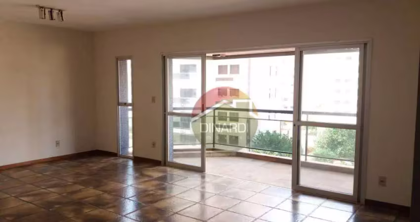 Apartamento com 3 quartos para alugar, 167 m² por r$ 4.651/mês - centro - ribeirão preto/sp