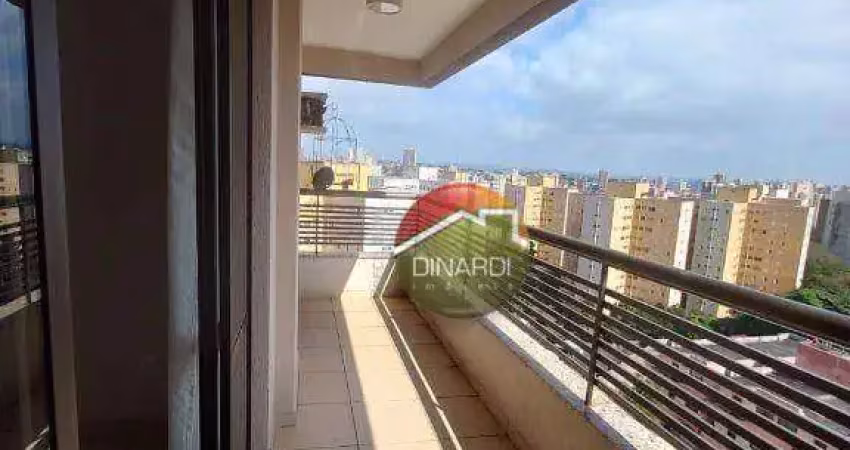 Apartamento com 2 quartos para alugar, 75 m² por r$ 3.480/mês - jardim paulista - ribeirão preto/sp