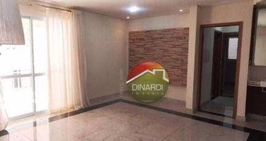 Apartamento com 3 dormitórios para alugar, 100 m² por R$ 3.327,81/mês - Jardim Paulista - Ribeirão Preto/SP