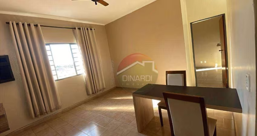 Apartamento com 1 dormitório para alugar, 78 m² por R$ 1.583,87/mês - Jardim Irajá - Ribeirão Preto/SP