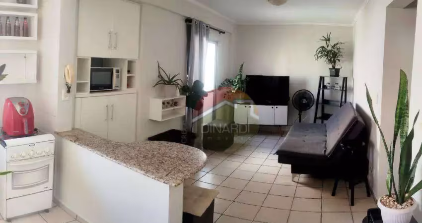 Apartamento com 1 dormitório, 34 m² - venda por r$ 200.000,00 ou aluguel por r$ 2.242,00/mês - vila ana maria - ribeirão preto/sp