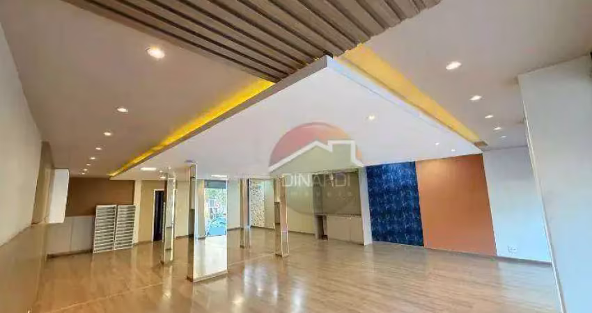 Salão para alugar, 245 m² por r$ 7.473,00/mês - centro - ribeirão preto/sp