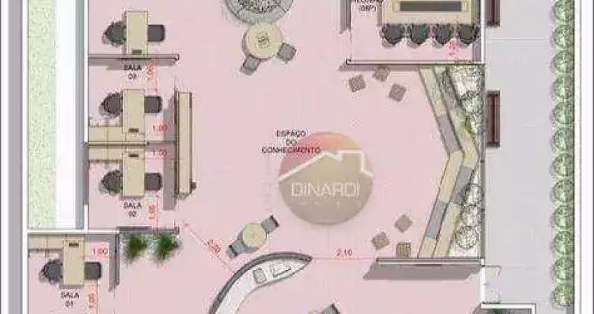 Salão para alugar, 296 m² por r$ 20.711,00/mês - alto da boa vista - ribeirão preto/sp
