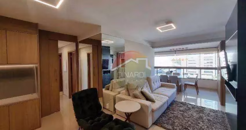 Apartamento com 3 dormitórios para alugar, 100 m² por r$ 6.117,00/mês - jardim irajá - ribeirão preto/sp