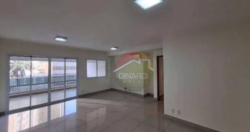 Apartamento com 3 dormitórios para alugar, 139 m² por r$ 6.843/mês - bosque das juritis - ribeirão preto/sp