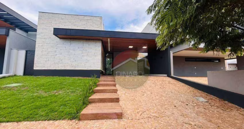 Casa com 3 dormitórios, 192 m² - venda por r$ 1.680.000 ou aluguel por r$ 9.050/mês - condomínio buona vita - ribeirão preto/sp