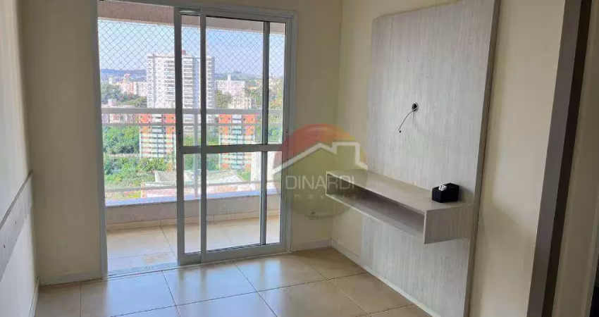Apartamento com 1 dormitório para alugar, 58 m² por r$ 3.525,00/mês - jardim botânico - ribeirão preto/sp