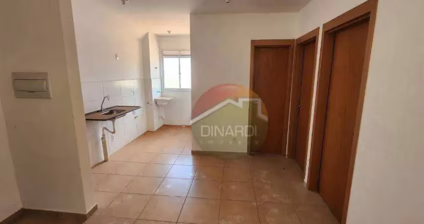 Apartamento com 2 dormitórios à venda, 43 m² por r$ 187.000,00 - chácaras pedro corrêa de carvalho - ribeirão preto/sp
