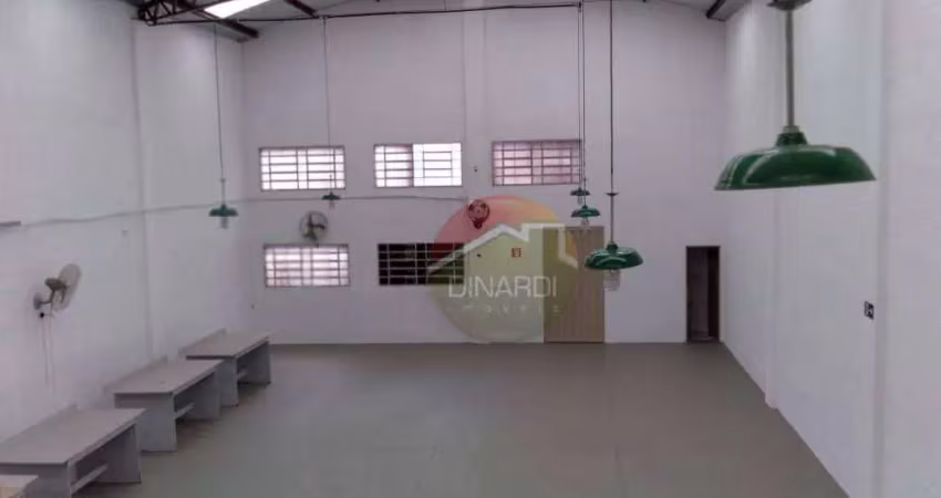 Galpão para alugar, 420 m² por r$ 9.670,00/mês - residencial e comercial palmares - ribeirão preto/sp