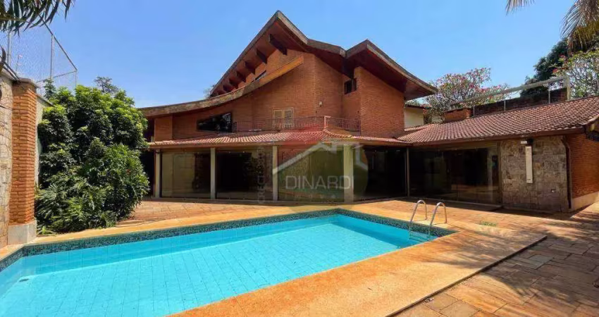 Casa com 3 dormitórios para alugar, 515 m² por r$ 33.589,00/mês - jardim canadá - ribeirão preto/sp